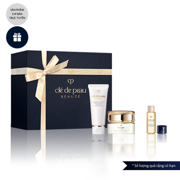 BỘ DƯỠNG ẨM CHO DA KHÔ SOFTENING CLEANSING FOAM & PROTECTIVE FORTIFYING CREAM MINI SET, 